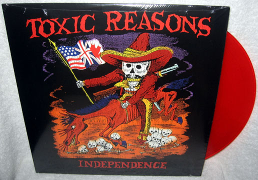 TOXIC REASONS "Independence" LP (Beer City) Red Vinyl